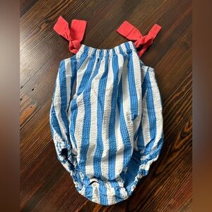 Tia CiBani Ruched Sac Romper